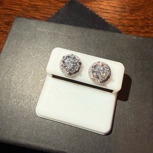 Elegant Silver Stud Earrings
